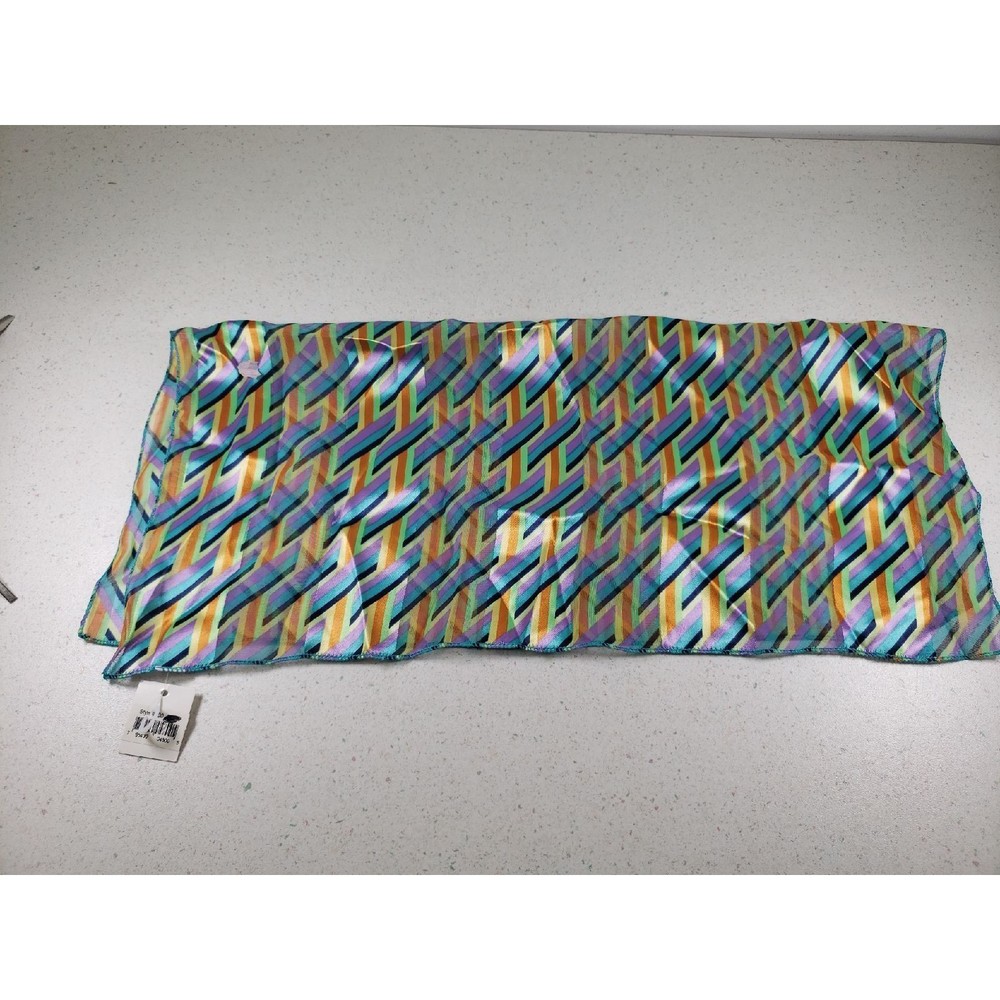 Spring Colors Scarf 19x29 - 100% Polyester Scarf